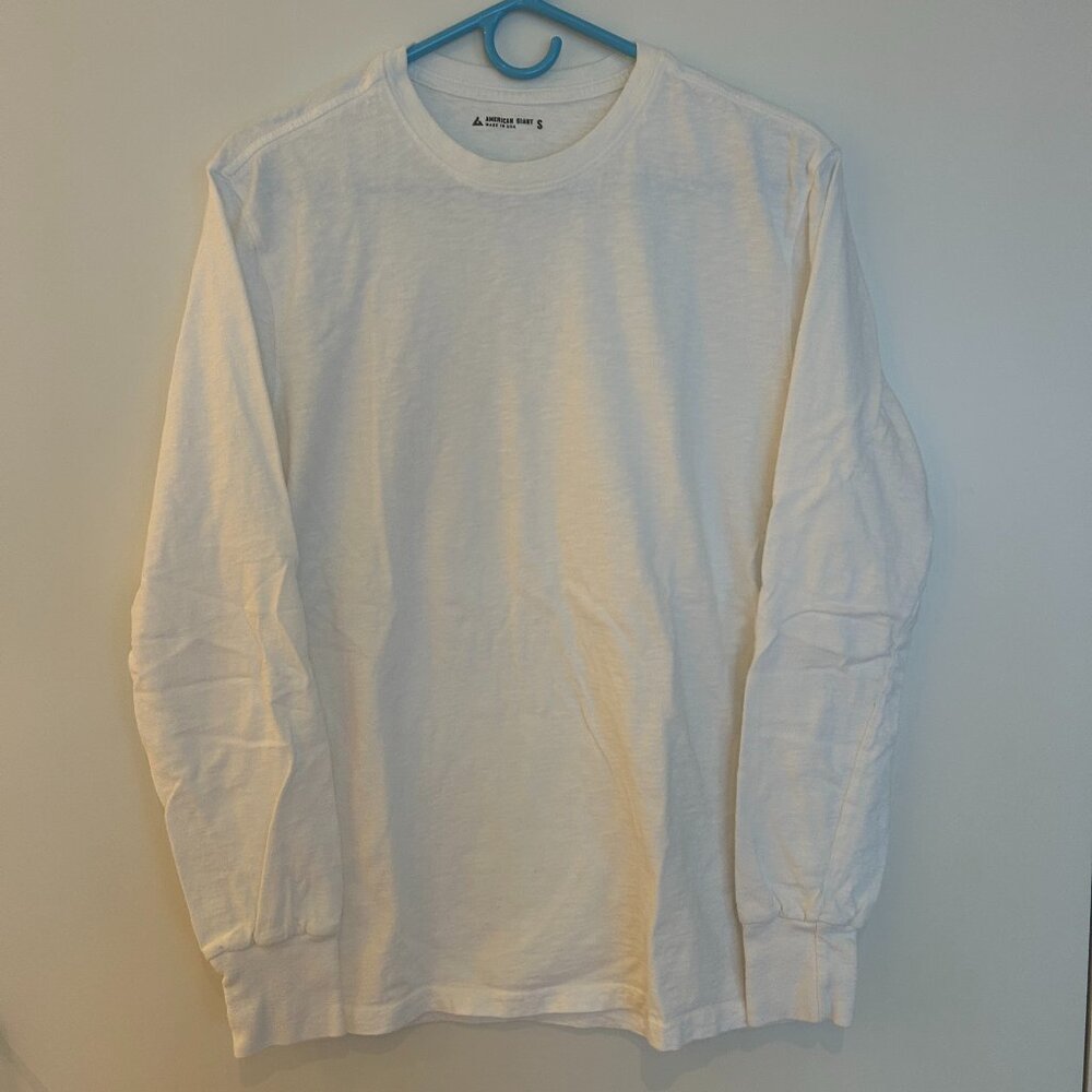 American Giant Premium Slub Crew Tee, Long Sleeve